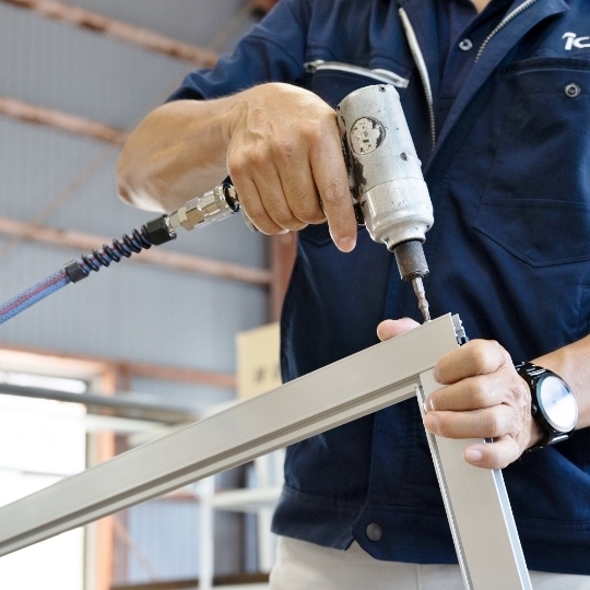 網戸修理の写真