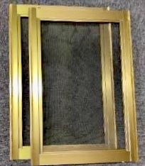 オリジナルの網戸の写真