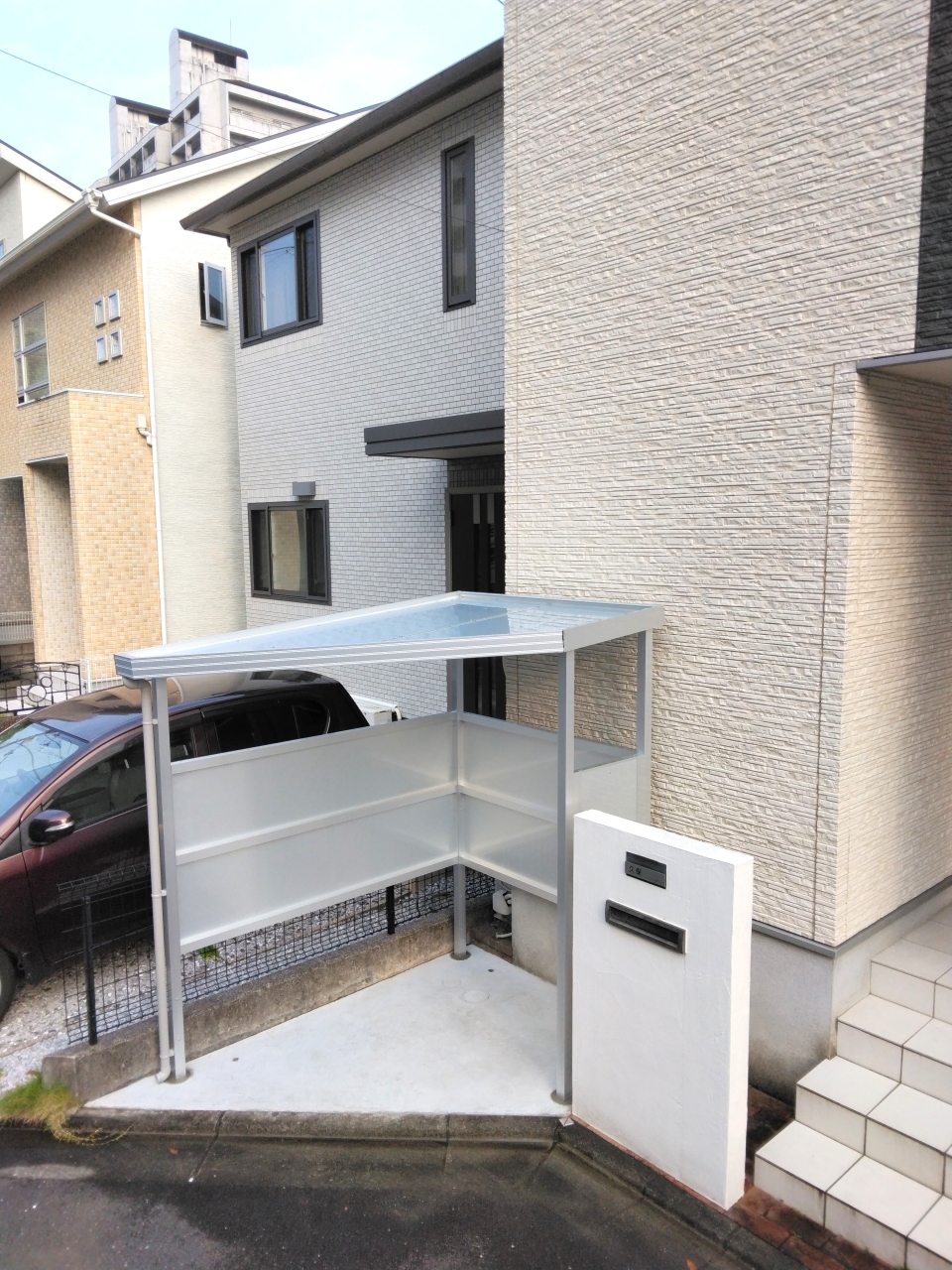 アルミ製オリジナル自転車置き場 アルミ製オリジナル自転車置き場